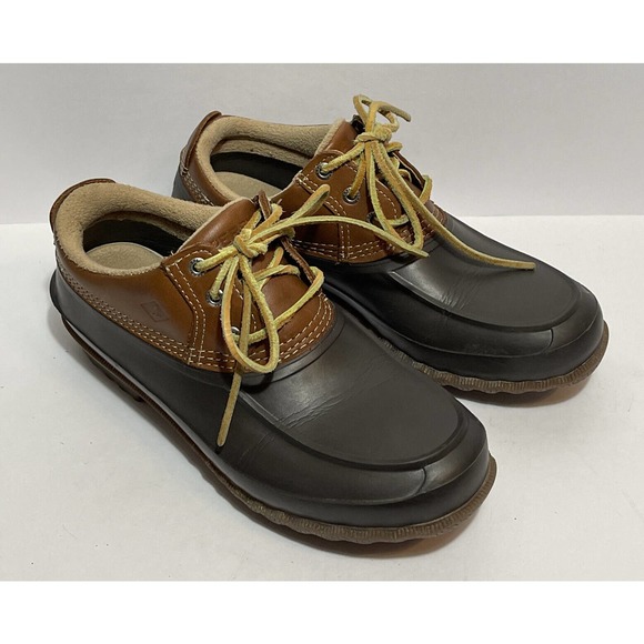 Sperry Other - SPERRY Men’s 9 M Decoy Low Rain Waterproof Rubber Boot Brown
